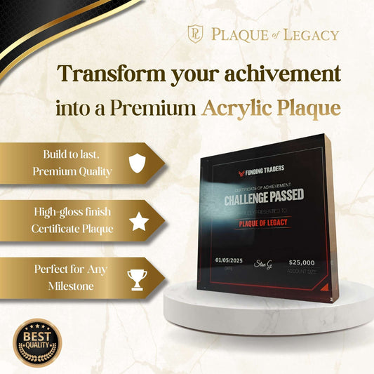 Transform Your Certificate into a Lasting Plaque - Plaque Of Legacy