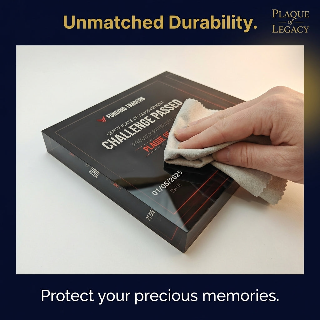 Transform Your Certificate into a Lasting Plaque - Plaque Of Legacy