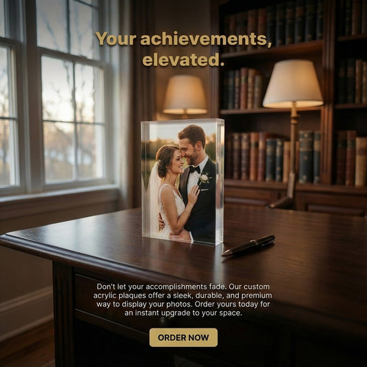 Transform Your Favorite Photo into a Plaque Display - Plaque Of Legacy