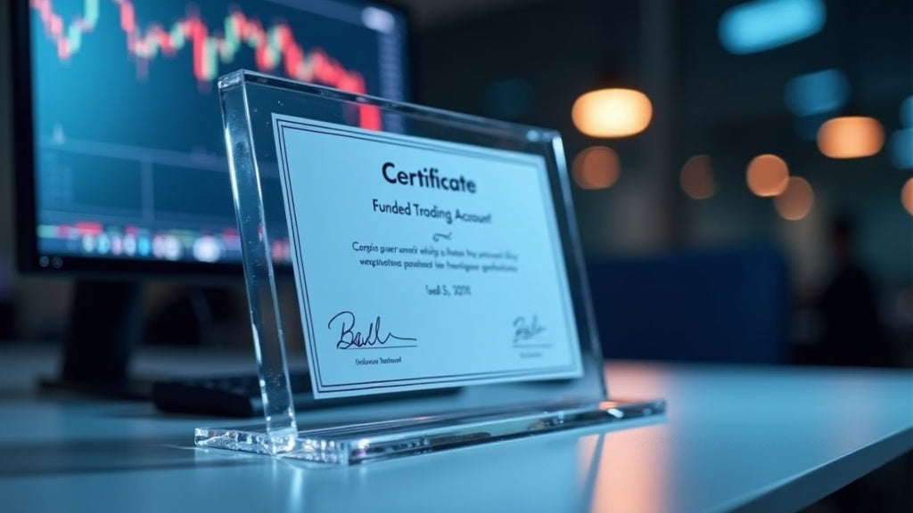 Funded Award Acrylic Trading Certificates