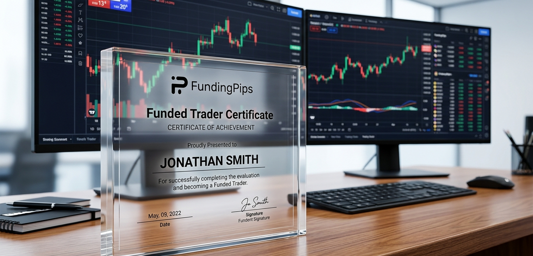 FundingPips Certificate Plaque: How to Get Your FundingPips Certificates Framed