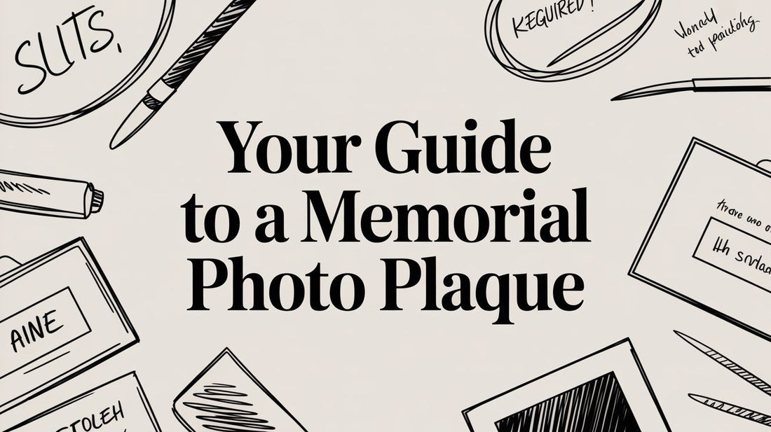 Guide to a Memorial Photo Plaque