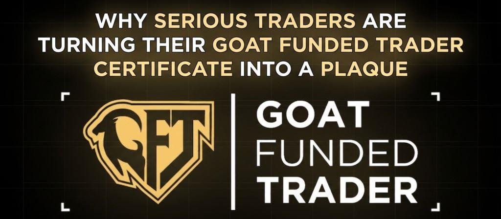 Serious Traders Are Turning Their Goat Funded Trader Certificate Into a Plaque