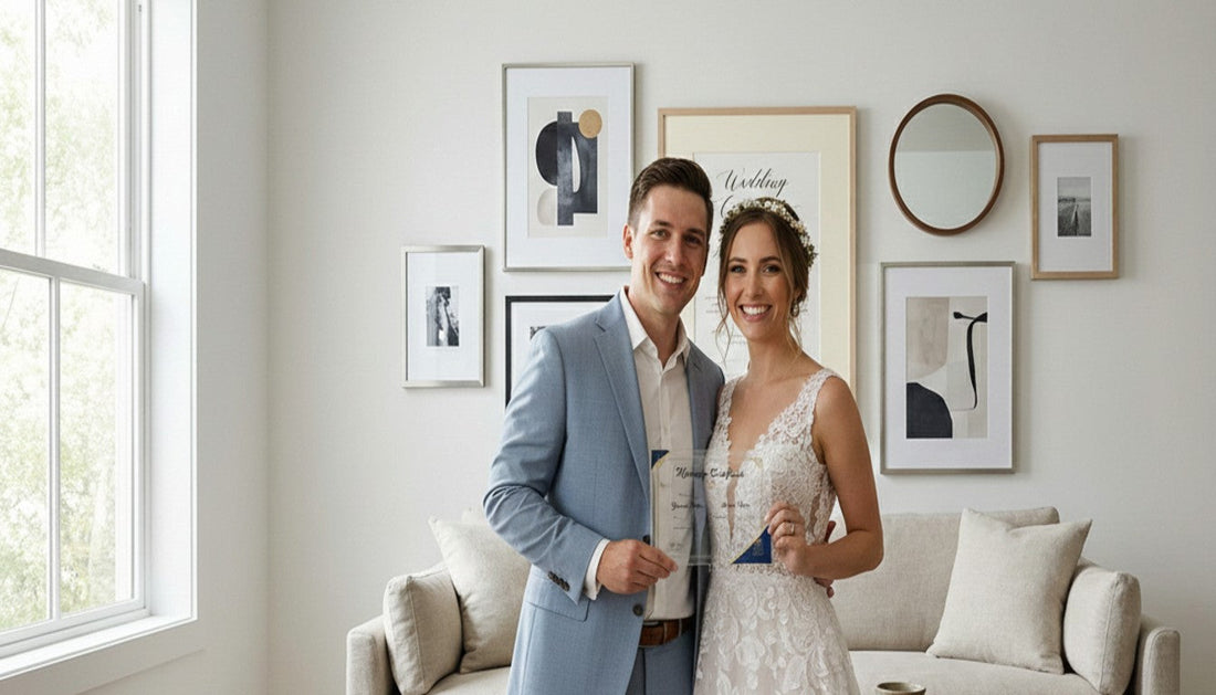 Wedding Certificate Display Ideas for Couples