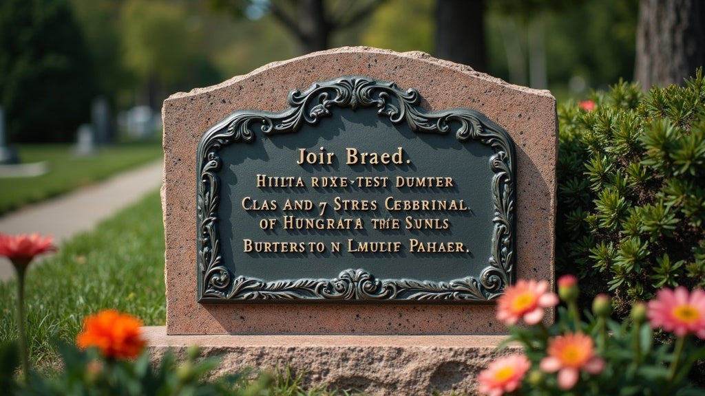 What to Write on a Deceased Person's Plaque