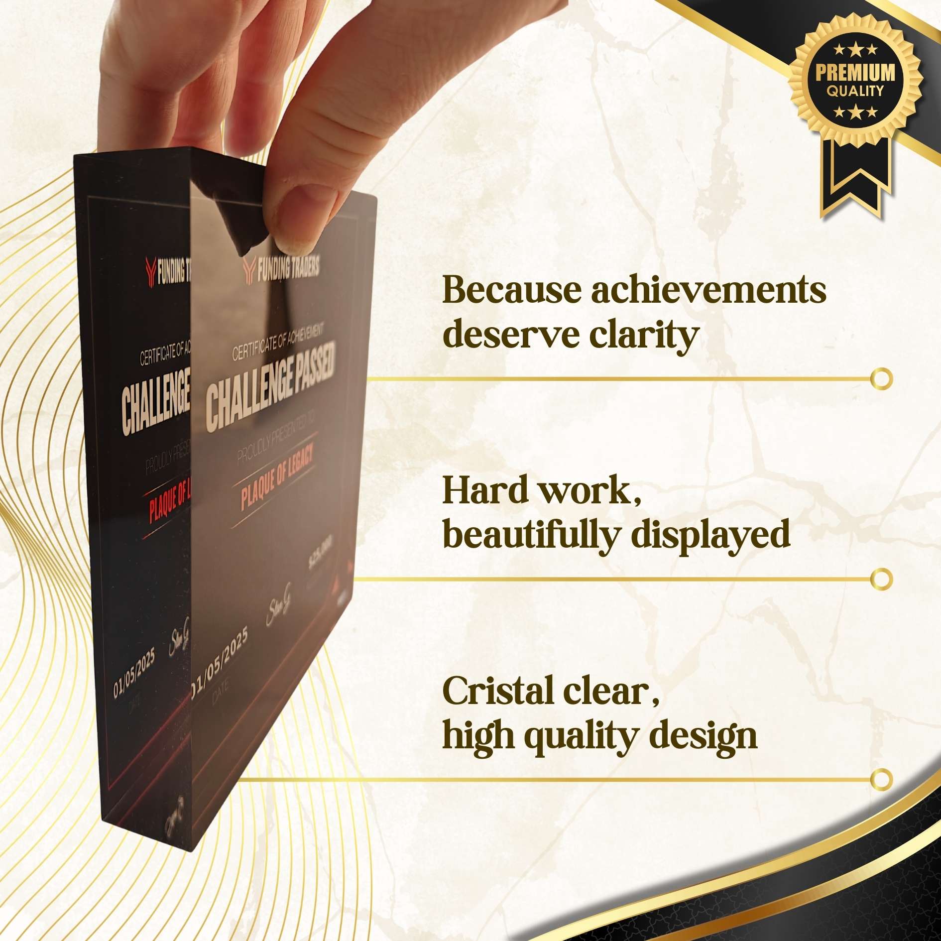 Transform Your Certificate into a Lasting Plaque - Plaque Of Legacy