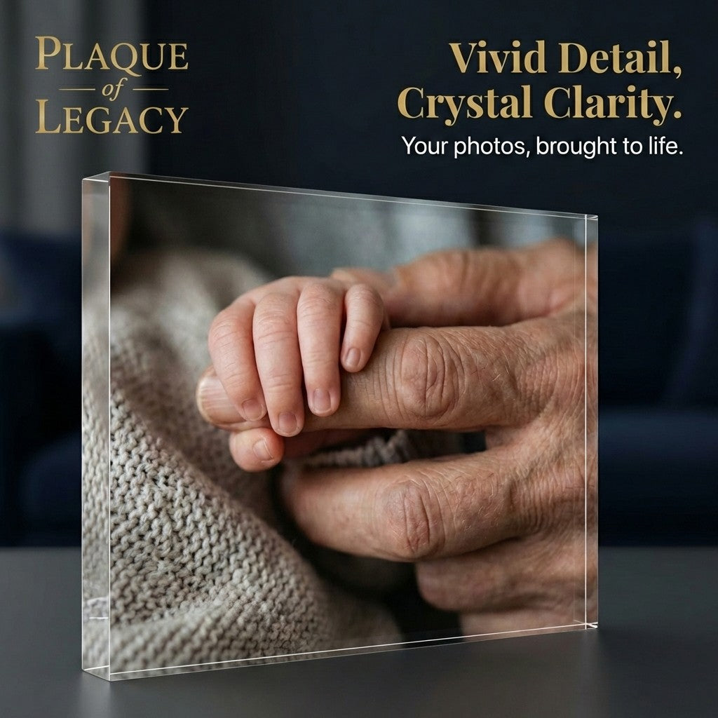 Transform Your Favorite Photo into a Plaque Display - Plaque Of Legacy